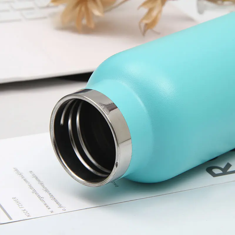 Insulated Sports Bottle Wide Mouth Fashion Vacuum Flask 500ml 750ml 1000ml