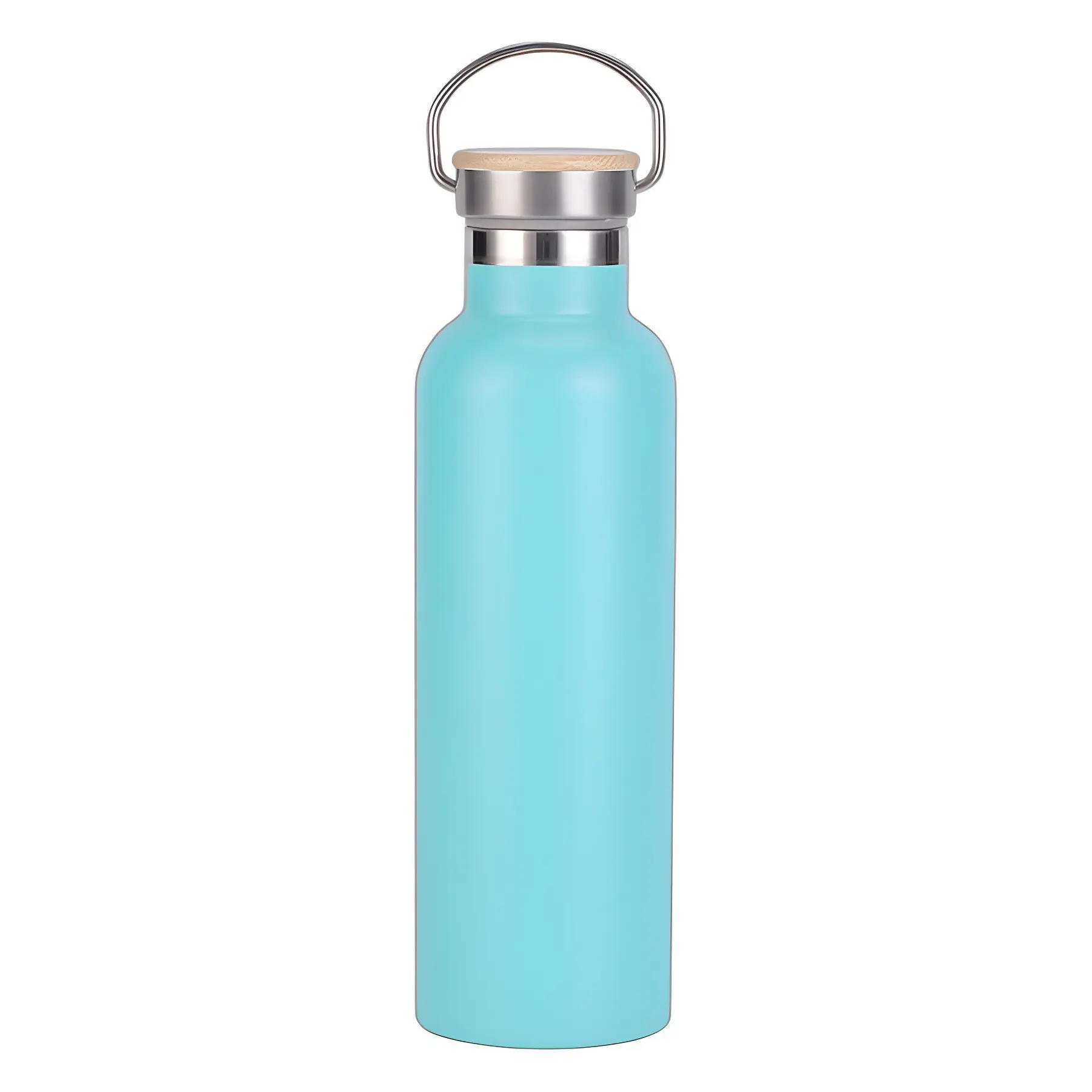 Insulated Sports Bottle Wide Mouth Fashion Vacuum Flask blue
